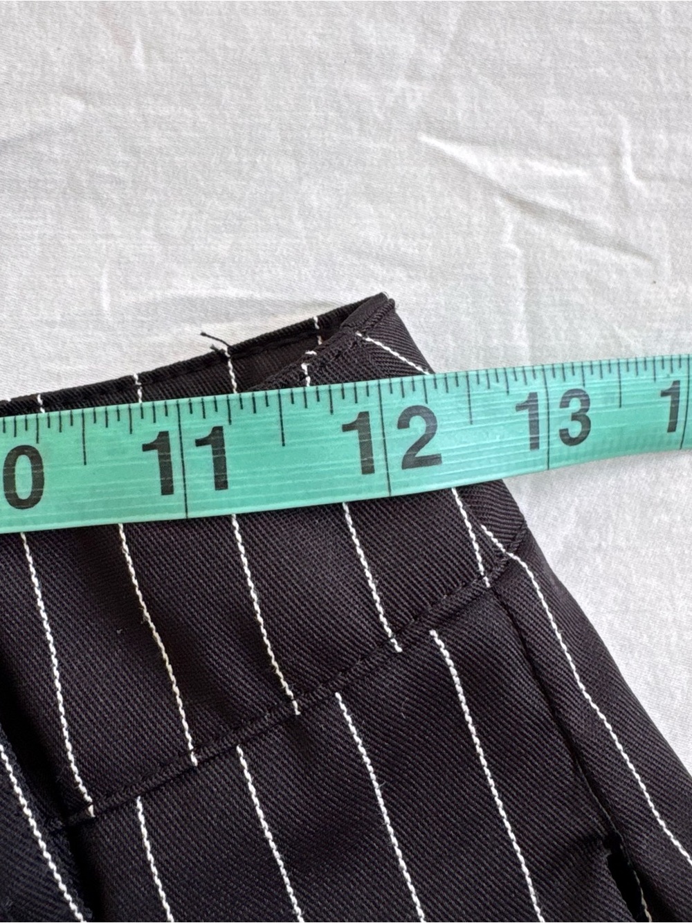SHEIN Black Pinstripe women Dress office siren Pants - Picture 3 of 5